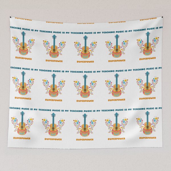 Item preview, Teaching Music Is My Superpower  designed and sold by bsrishika.