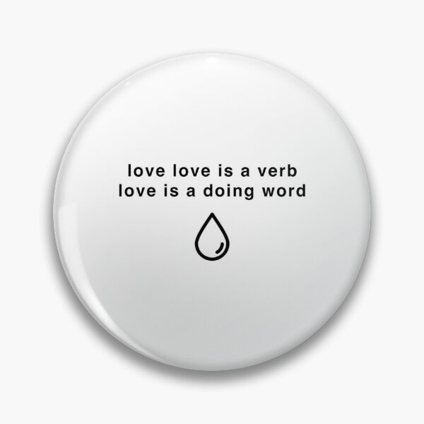 Item preview, love love is a verb   designed and sold by TideandPine.