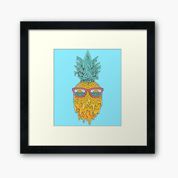 Pineapple Summer Framed Art Print
