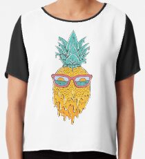 Ananas Sommer Chiffontop