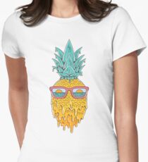 Pineapple Summer Women's Fitted T-Shirt
