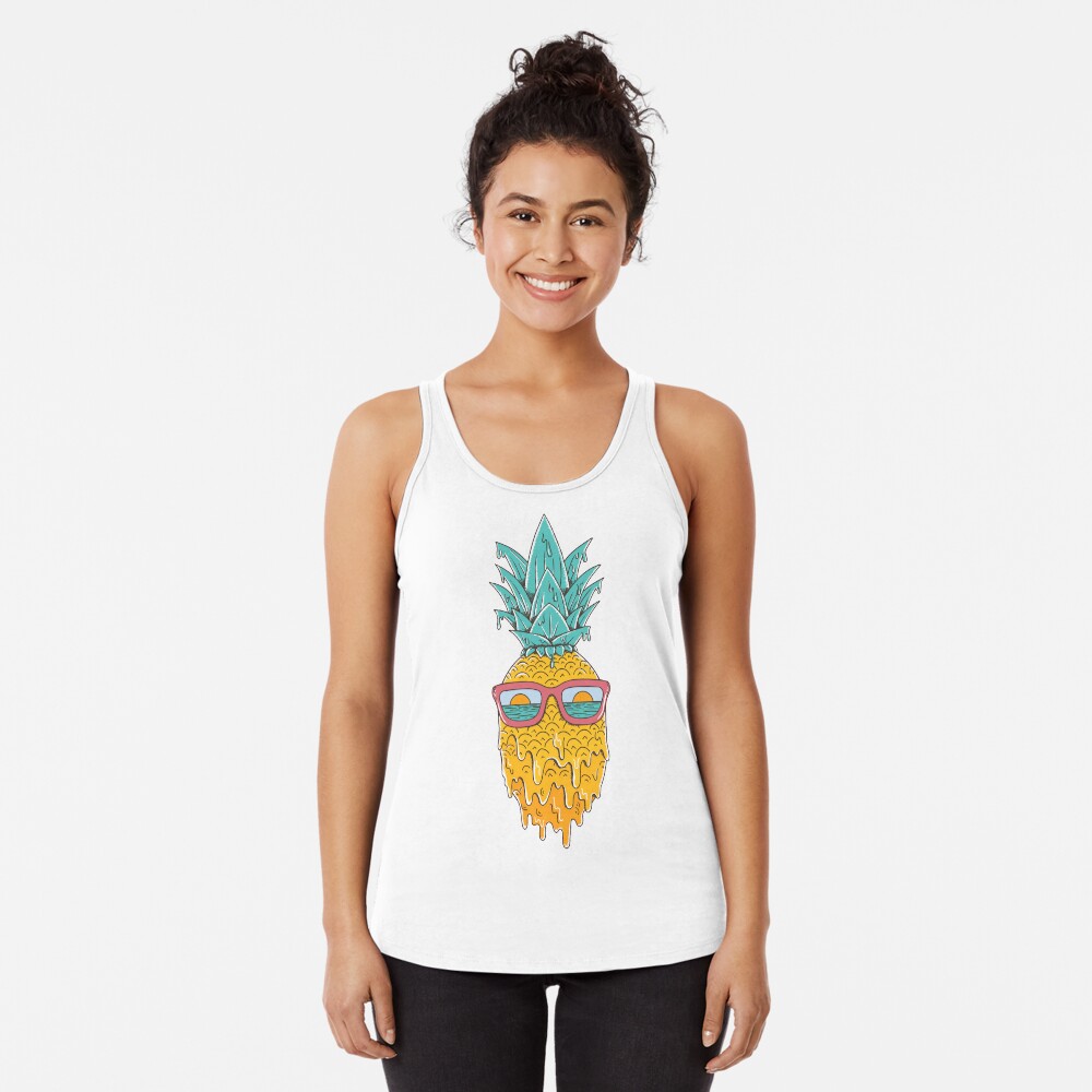 Pineapple Summer Racerback Tank Top