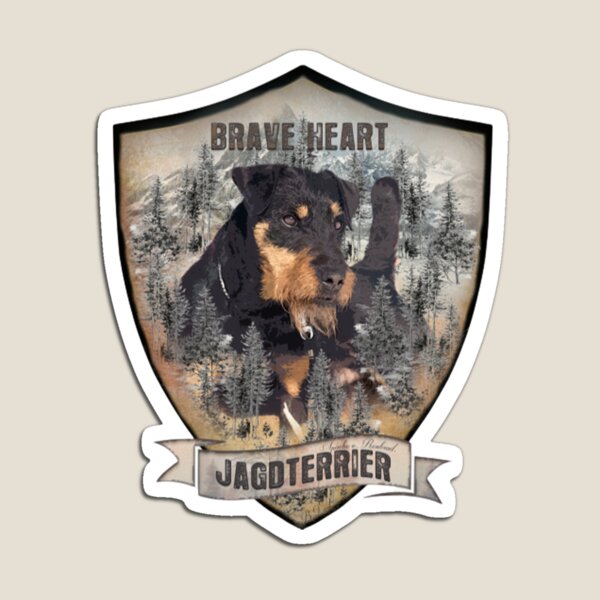 Vista previa del artículo con la obra «Jagdterrier, Apache contra Renbrad''», diseñado y vendido por TammyHunterArt.