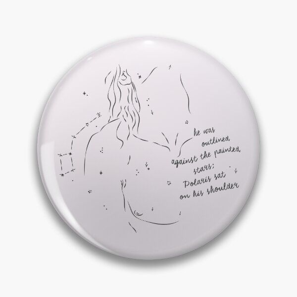Item preview, he was outlined against the painted stars; Polaris sat on his shoulder designed and sold by Pinu92.