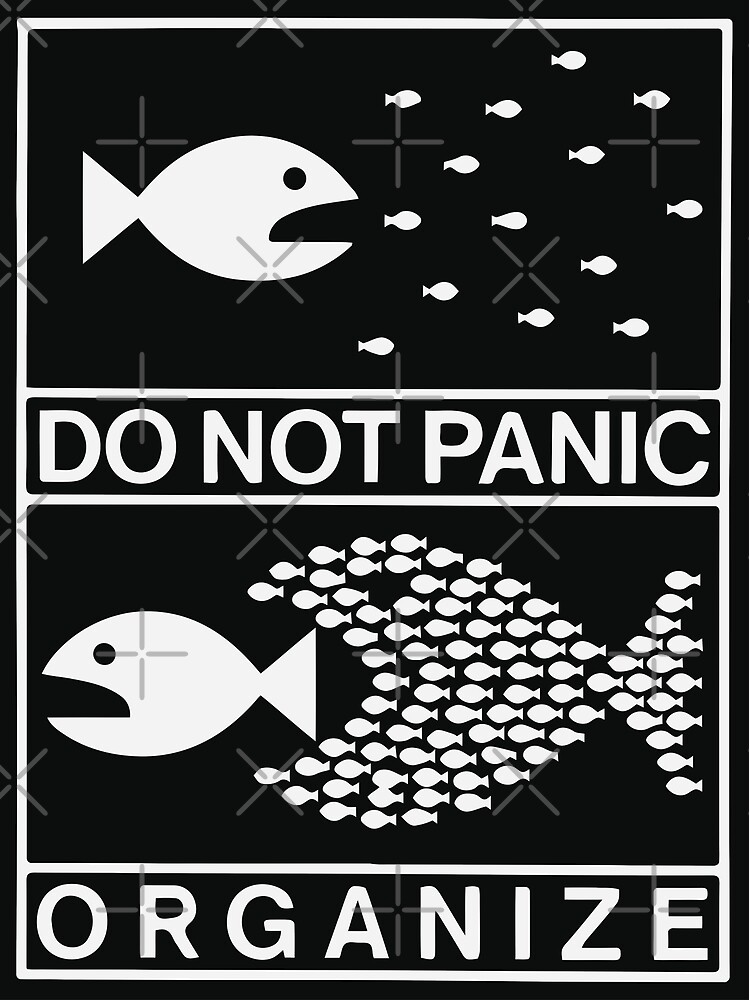 Do not panic Organize Fish Photographic Print for Sale by SwanDive