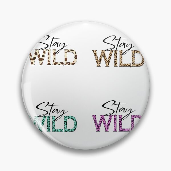 Item preview, Stay wild sticker bundle designed and sold by Nikmay Design.