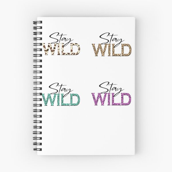 Item preview, Stay wild sticker bundle designed and sold by Nikmay Design.