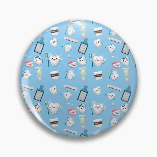 Item preview, Dental Pattern Blue Background designed and sold by DonnaSiggy.