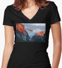 Hackintosh 2.0 Women's Fitted V-Neck T-Shirt