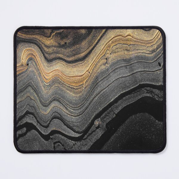 Item preview, Black Marble Texture with golden granules 51...High quality designed and sold by aprajoos.