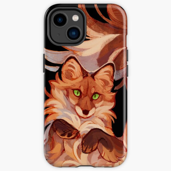 Red fox rolling  iPhone Tough Case