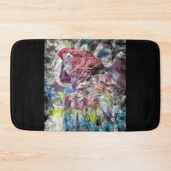 Item preview, Red parrot colorful artwork designed and sold by DopeDesign111.
