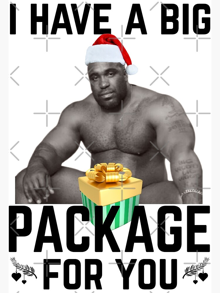 "Barry Wood sitting on bed meme-i have a big package for you