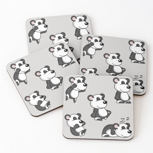 Item preview, Panda cartoon pack, baby nursery pattern, baby room decor designed and sold by portrait4you.