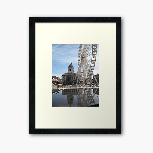 Nottingham Slab Square Framed Art Print