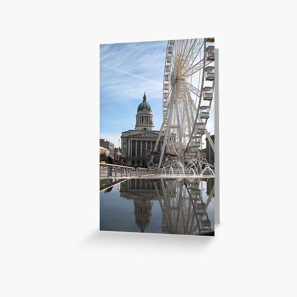 Nottingham Slab Square Greeting Card