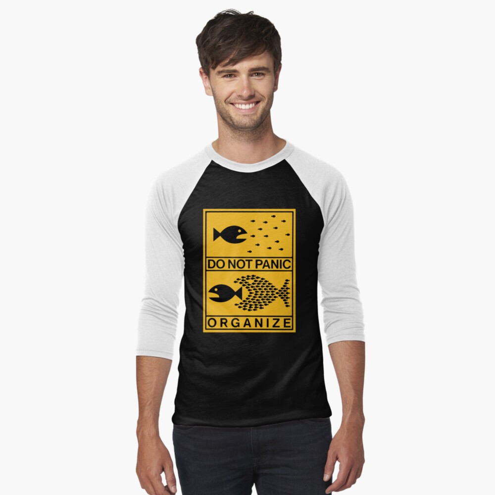 "Do not panic, organize" Poster for Sale by SwanDive | Redbubble