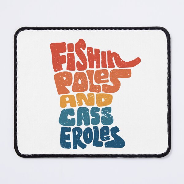 Item preview, Funny Minnesota - Fishing Poles and Casseroles - MN designed and sold by abowersock.