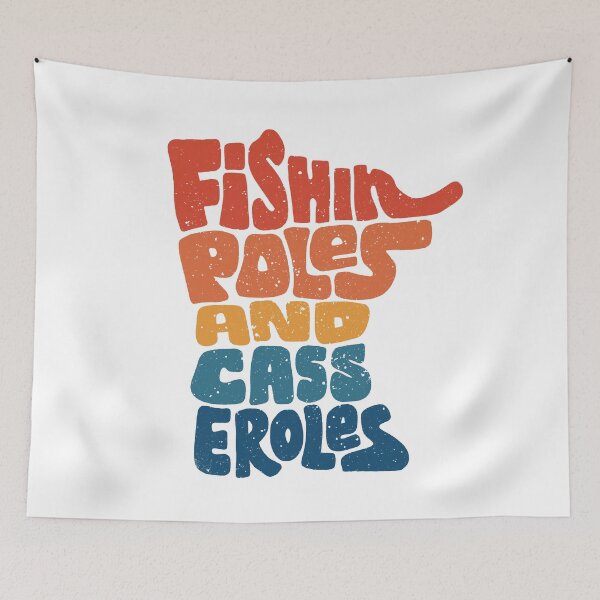Item preview, Funny Minnesota - Fishing Poles and Casseroles - MN designed and sold by abowersock.