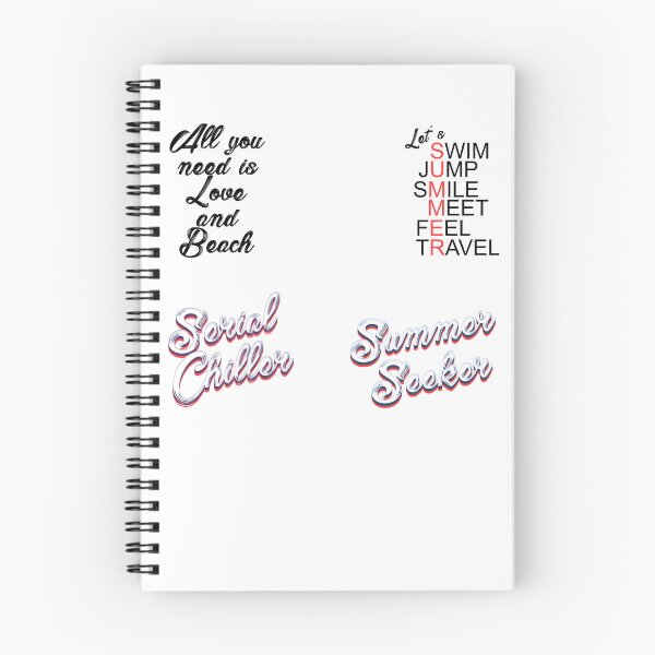 Item preview, Summer seeker sticker bundle  designed and sold by Nikmay Design.