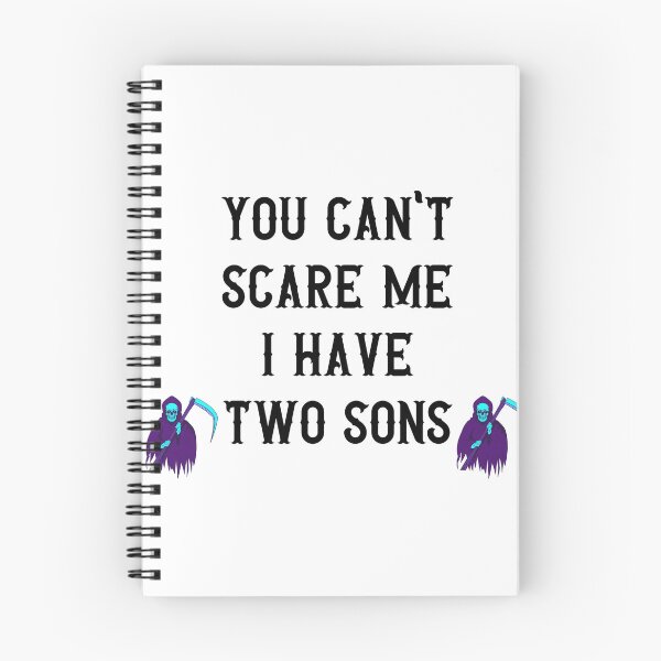 Item preview, You can't scare me i have two sons designed and sold by Zakaria-4.