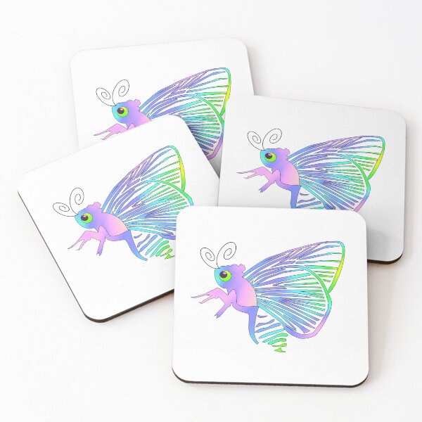 Item preview, Rainbow Moth Cutie designed and sold by Art in My Loft.