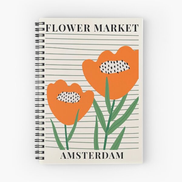 Item preview, Flower Market Amsterdam Tulips Botanical designed and sold by Dawn Kohler.