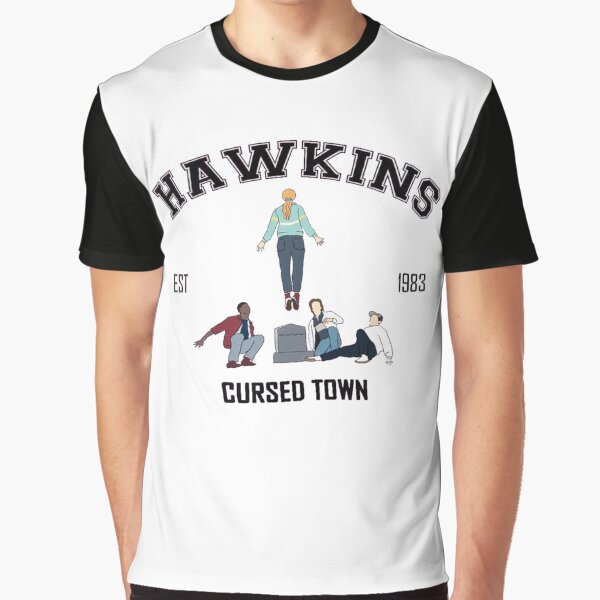 Item preview, Season 4 Hawkins Crude Town Logo   designed and sold by HarrisMerlin.