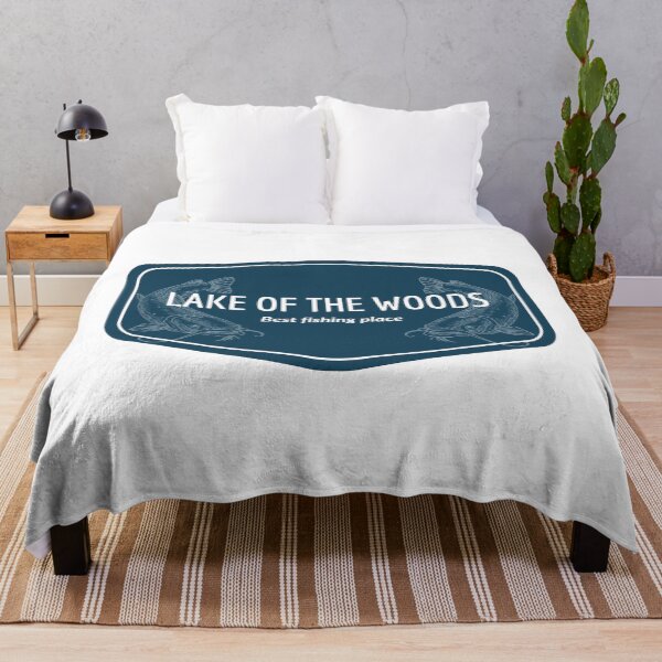 Item preview, Lake of the Woods in Virginia, Ontario, Minnesota, United States of America - Best fishing place destination Logo designed and sold by Vintage-TM.