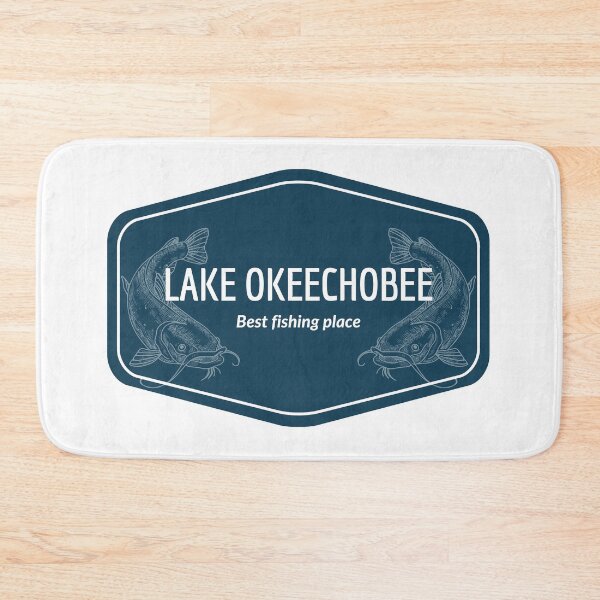 Item preview, Lake Okeechobee in Florida, Ontario, Minnesota, United States of America - Best fishing place destination Logo designed and sold by Vintage-TM.
