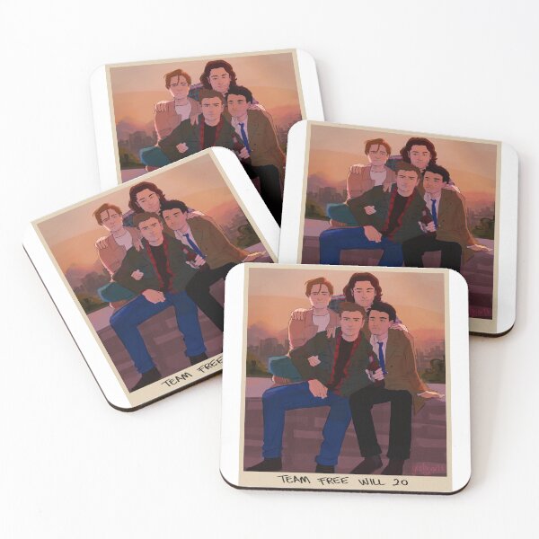 Item preview, Supernatural Team Free Will portrait designed and sold by gretasartt.