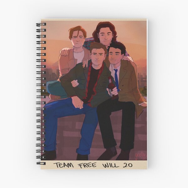 Artikelvorschau, Supernatural Team Free Will-Porträt entworfen und verkauft von gretasartt.