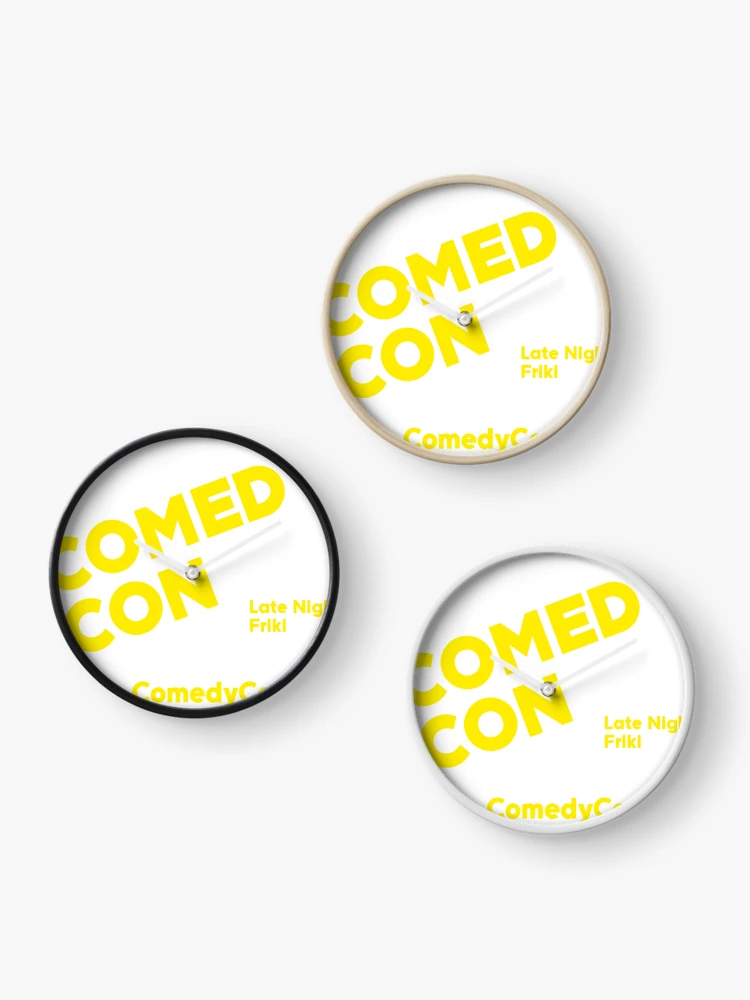 Thumbnail 3 of 4, Clock, Comedy Con designed and sold by Rucknroll.