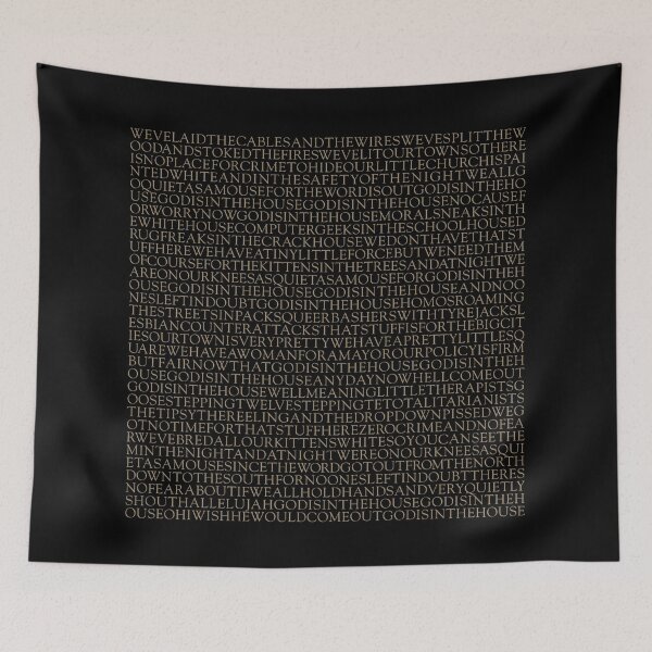 Item preview, God Is In The House - Nick Cave & The Bad Seeds (lyrics) v.5 designed and sold by x1brett.