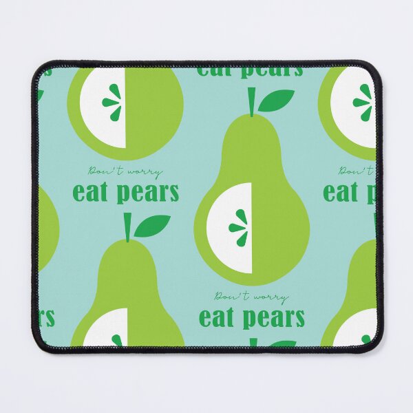 Item preview, Green pear pattern print designed and sold by thelake-goose.