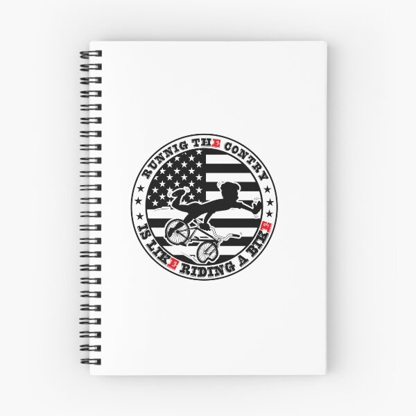 Item preview, Funny Sarcastic Running The Country Is Like Riding A Bike designed and sold by diixtarshop.