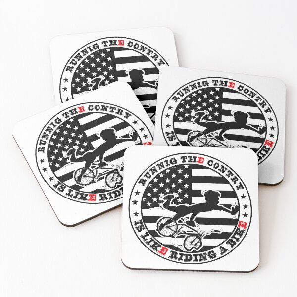 Item preview, Funny Sarcastic Running The Country Is Like Riding A Bike designed and sold by diixtarshop.