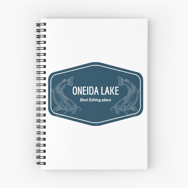 Item preview, Oneida Lake in New York State, United States of America - Best fishing place destination Logo designed and sold by Vintage-TM.