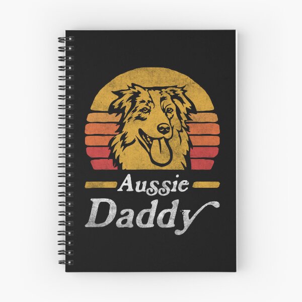 Item preview, Retro Vintage Australian Shepherd Daddy designed and sold by More Cute Dogs.
