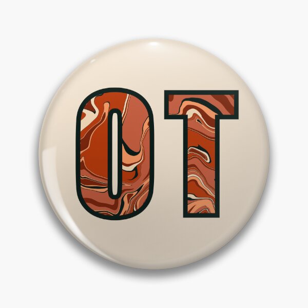 Item preview, OT / Occupational Therapy Red Marble designed and sold by medxwell.