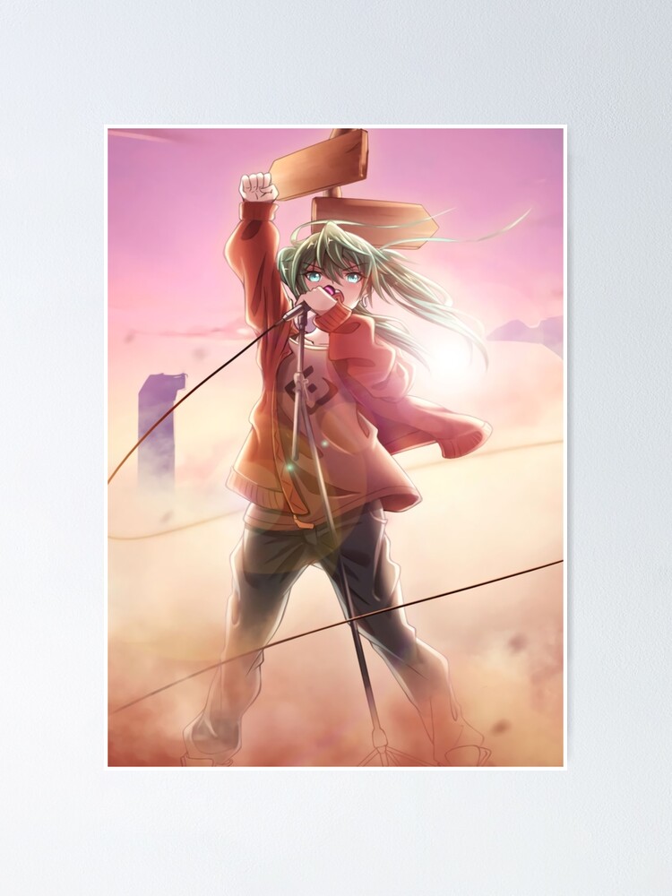 Hatsune Miku Vocaloid Anime Girls Fan Art Matte Finish Poster