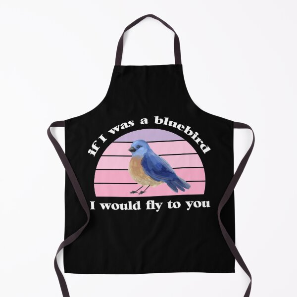 Item preview, If I was a bluebird I would fly to you vintage retro designed and sold by motivationlife7.