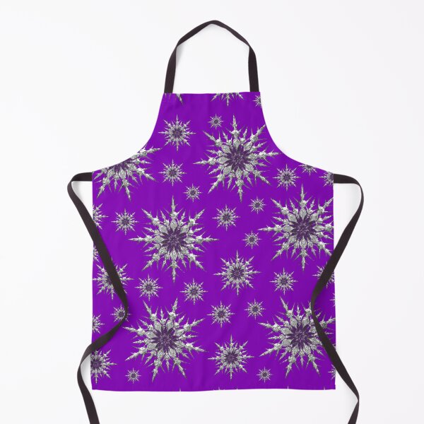 Item preview, Silver snowflakes on purple background. designed and sold by imyournightmare.