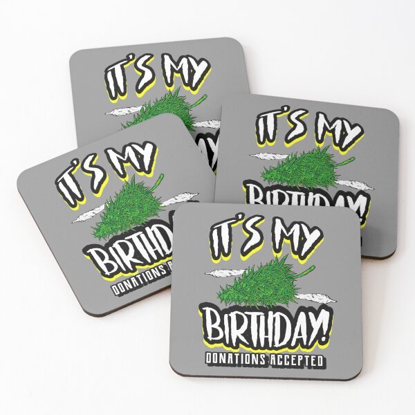 Item preview, Donations Accepted - Weed and Joints - Funny Stoner Birthday  designed and sold by YomeHayin.