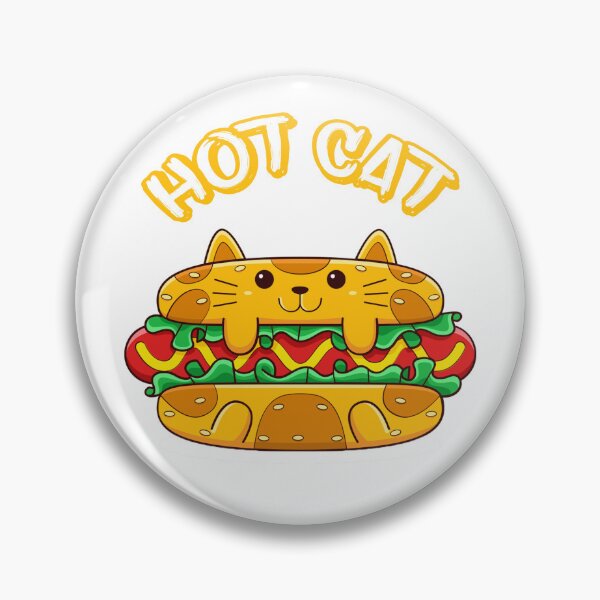 Item preview, Hot Cat - Cute Cat For Hot Dog Lovers designed and sold by Saf-alb.