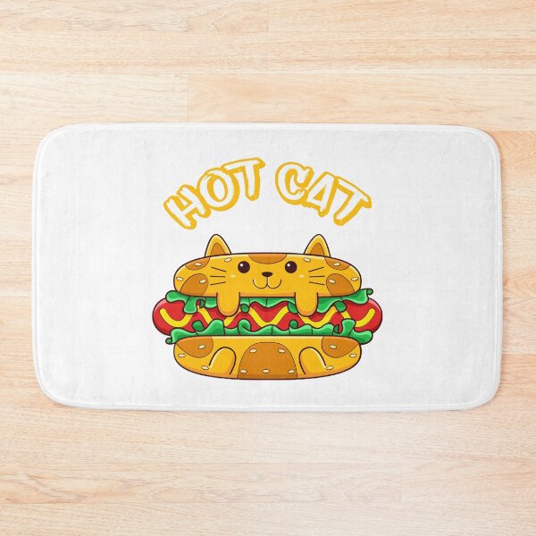 Item preview, Hot Cat - Cute Cat For Hot Dog Lovers designed and sold by Saf-alb.