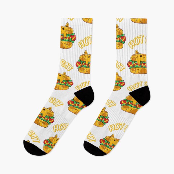 Item preview, Hot Cat - Cute Cat For Hot Dog Lovers designed and sold by Saf-alb.