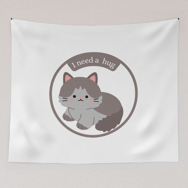 Item preview,  I need a hug, Hug me, cuddle me in.  designed and sold by ColorCreation4u.