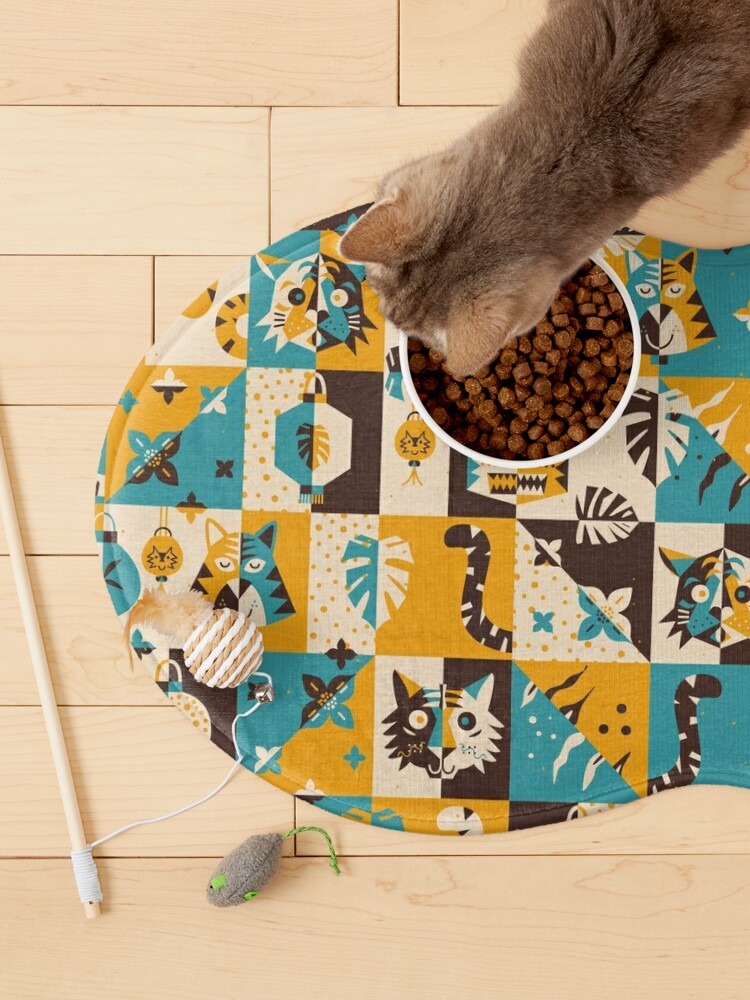 Alternate view of Year of the Tiger Pattern Pet Mat