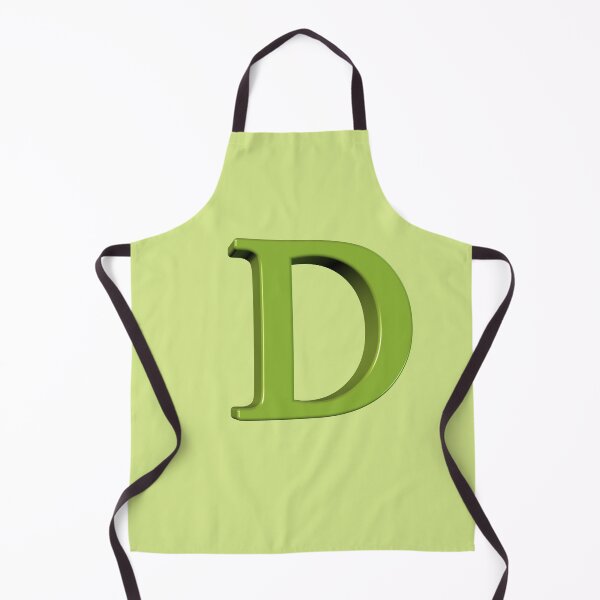 Item preview, The Letter D Dimensional Green on Soft Green 5748 designed and sold by Art in My Loft.
